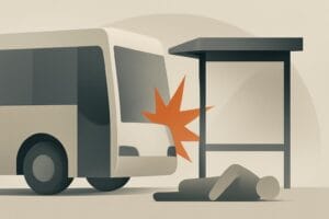 Buss kör in i busskur vid Tekniska högskolan – två till sjukhus