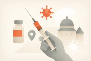 Gratis vaccination mot covid-19 och influensa i Örebro