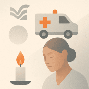 Region Blekinge hedrar ambulanssjuksköterska med gemensam tyst minut