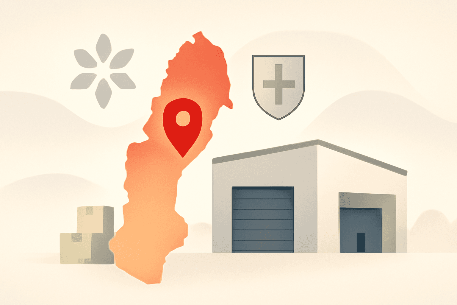 Region Dalarna öppnar nytt krisberedskapslager i Falun