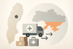 Region Stockholm skickar över 50 ton sjukvårdsmateriel till Ukraina