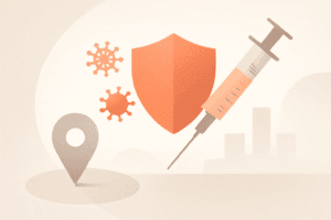 Regionen erbjuder gratis vaccination mot influensa och covid-19