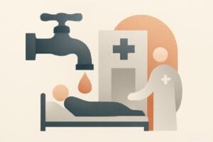 Vattenavstängning stoppar vård på Kungälvs akutmottagning