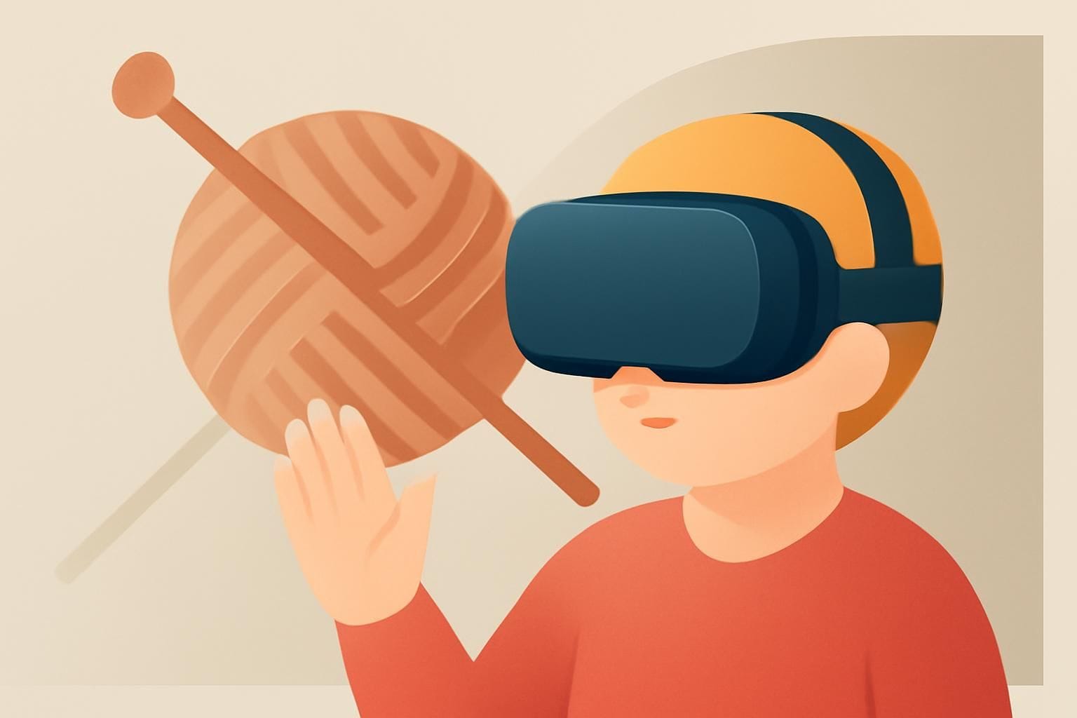 VR-glasögon hjälper stickrädda barn i Halland